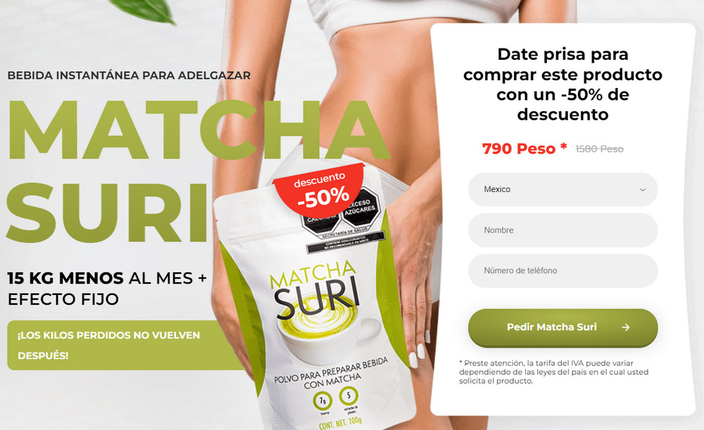 Matcha Suri para que sirve